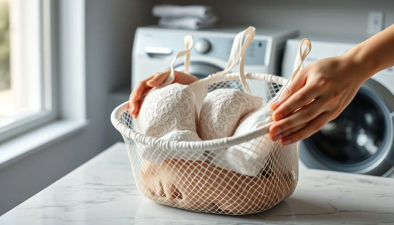 Cara Mencuci Bra dengan Mesin Cuci (c) Ilustrasi AI