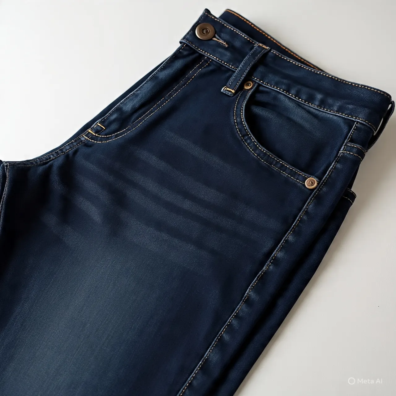 Persiapan Sebelum Mencuci Celana Jeans (c) Ilustrasi AI