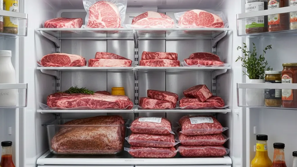 Tips Menyimpan Daging Kurban Setelah Dibersihkan (c) Ilustrasi AI