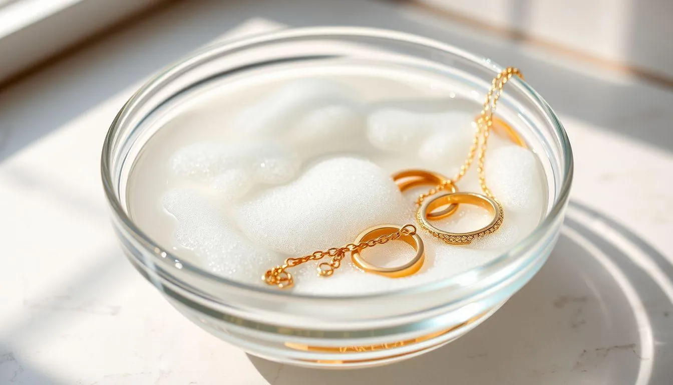 Cara Mencuci Emas Imitasi Biar Kuning Lagi dengan Sabun Cuci Piring (c) Ilustrasi AI