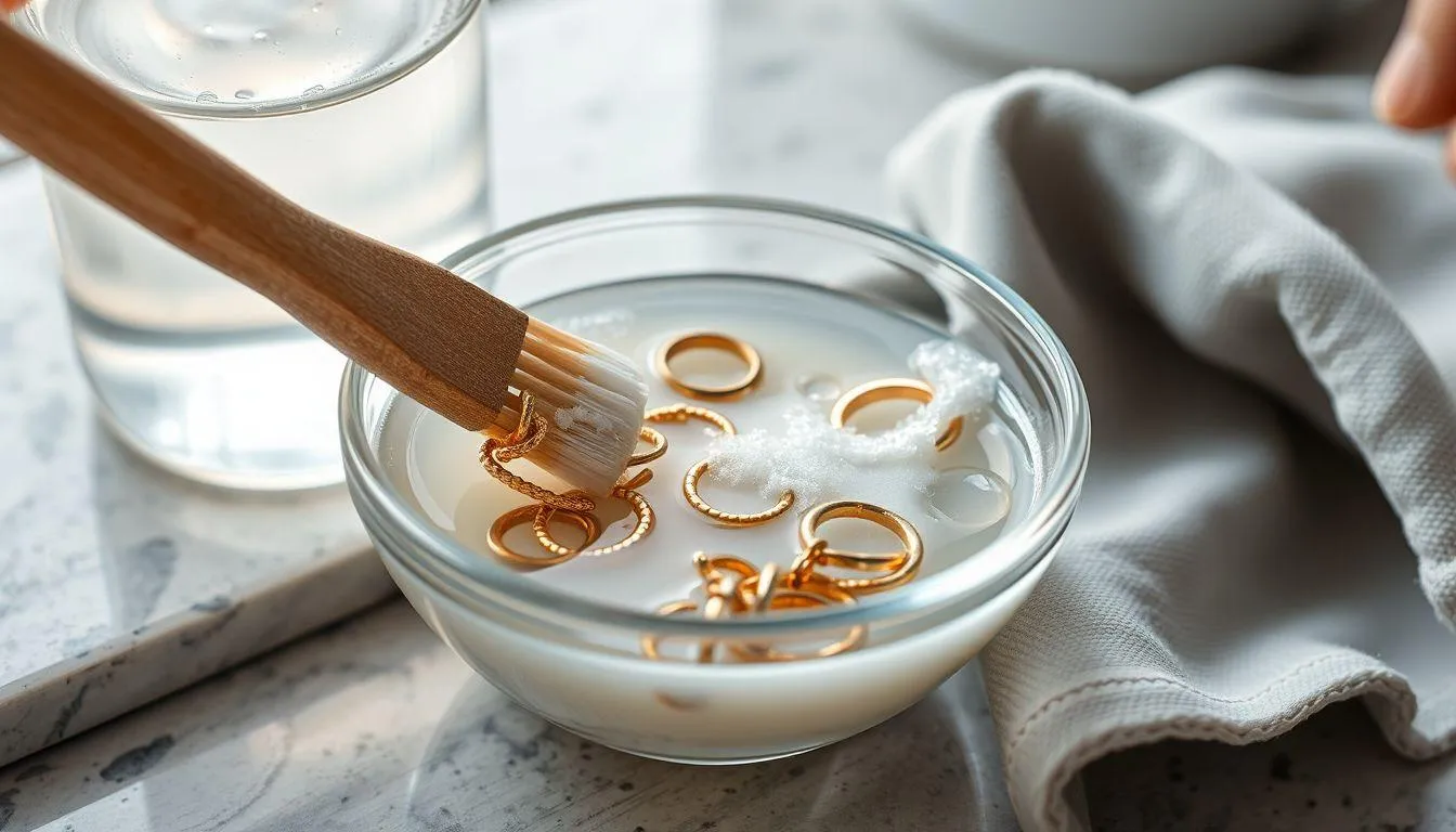 Pembersihan dengan Cuka Putih dan Baking Soda (c) Ilustrasi AI