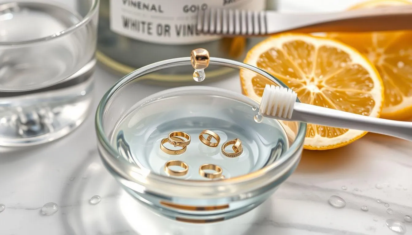 Membersihkan dengan Cuka Putih dan Lemon (c) Ilustrasi AI