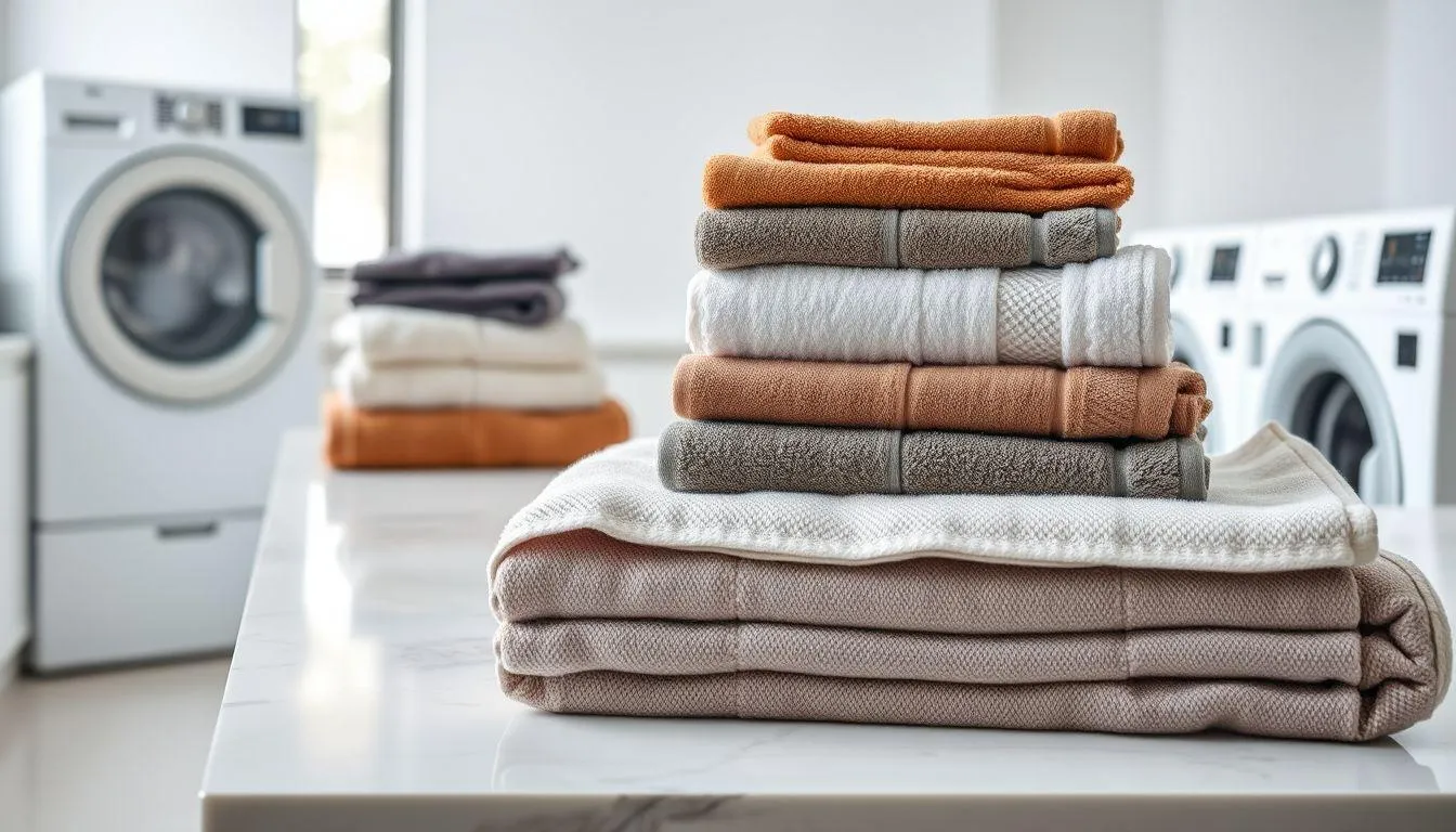 Persiapan Sebelum Mencuci Handuk Baru (c) Ilustrasi AI