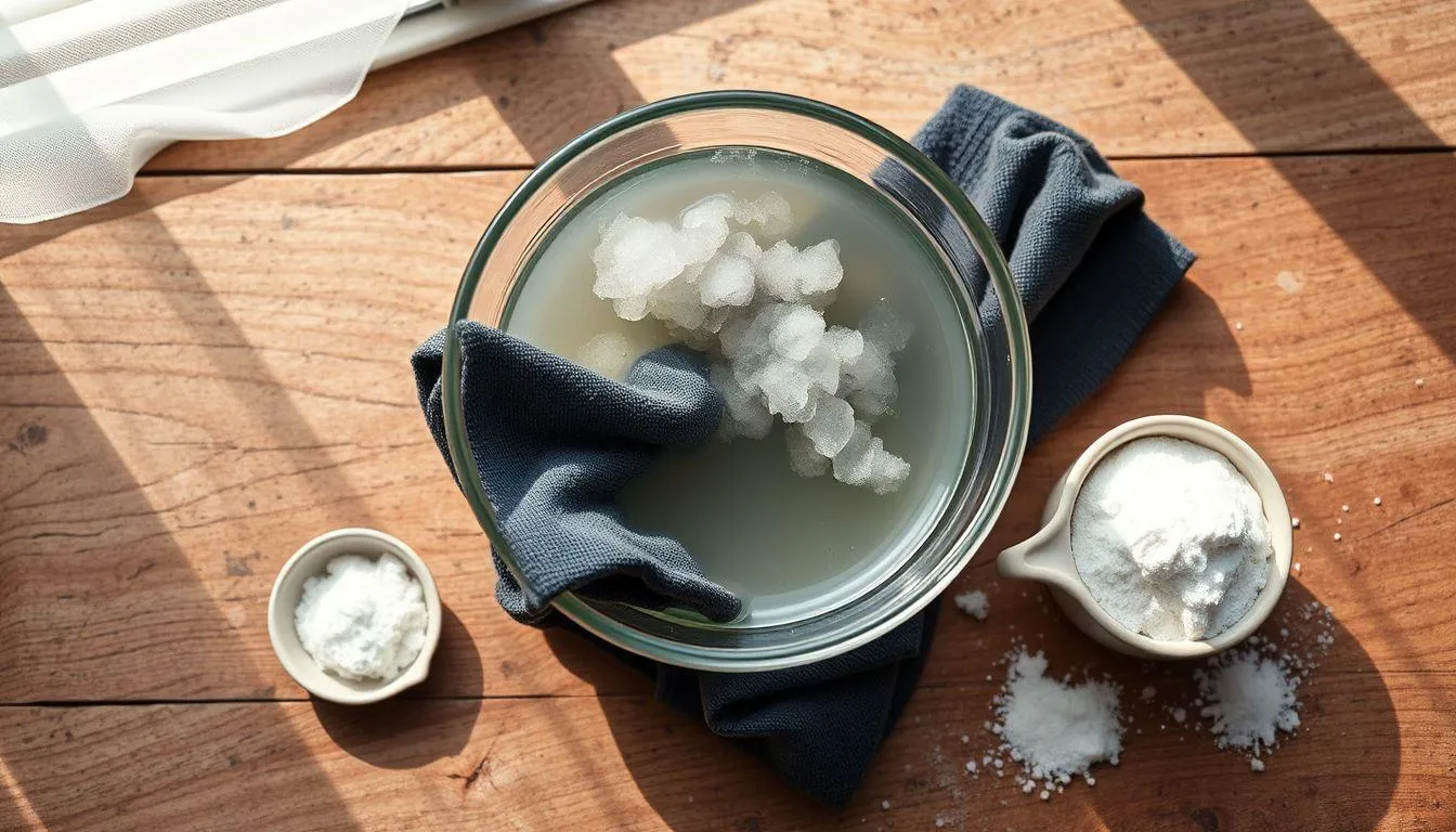 Metode Mencuci Handuk Dekil dengan Bahan Alami (c) Ilustrasi AI