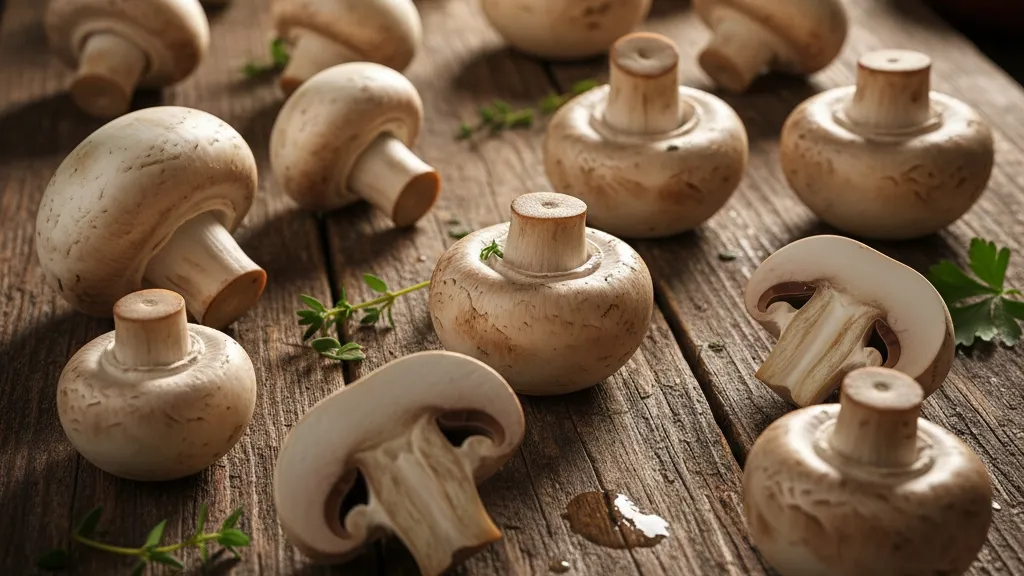 Mengapa Jamur Kancing Tidak Boleh Direndam Air (c) Ilustrasi AI