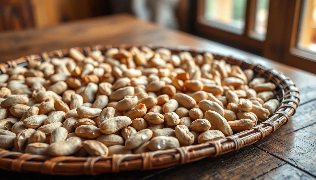 Teknik Pengeringan Kacang Tanah Setelah Dicuci (c) Ilustrasi AI