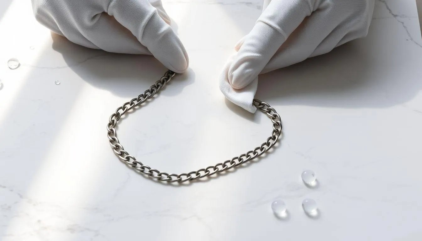 Tips Perawatan Agar Kalung Titanium Tidak Cepat Menghitam (c) Ilustrasi AI