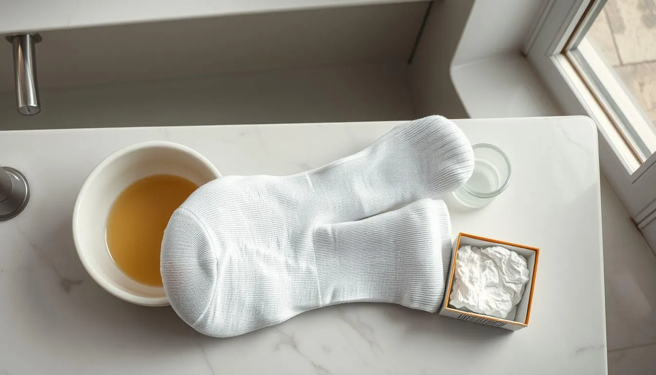 Metode Perendaman dengan Baking Soda dan Cuka (c) Ilustrasi AI