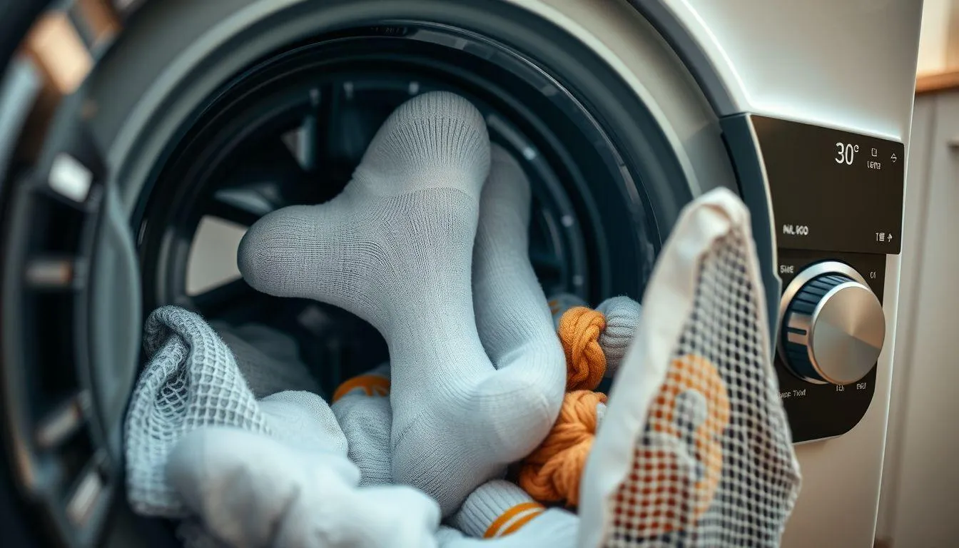 Cara Mencuci Kaos Kaki di Mesin Cuci (c) Ilustrasi AI