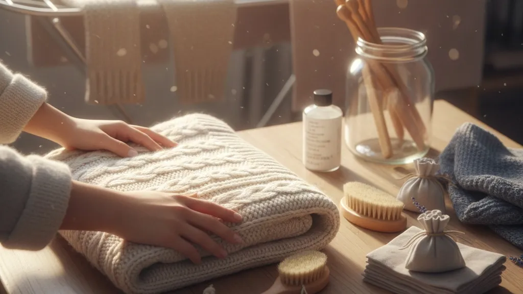 Tips Tambahan Merawat Knitwear (c) Ilustrasi AI