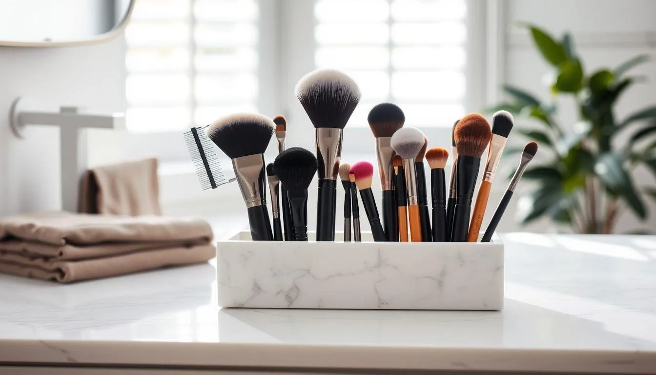 Tips Merawat Kuas Make Up Agar Awet dan Tahan Lama (c) Ilustrasi AI