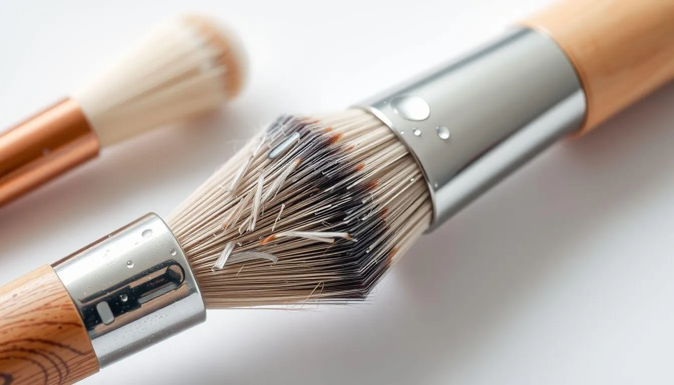 Kesalahan Umum Saat Mencuci Kuas Make Up (c) Ilustrasi AI