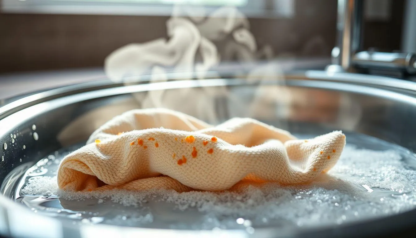 Pengertian dan Pentingnya Mencuci Lap Dapur dengan Benar (c) Ilustrasi AI