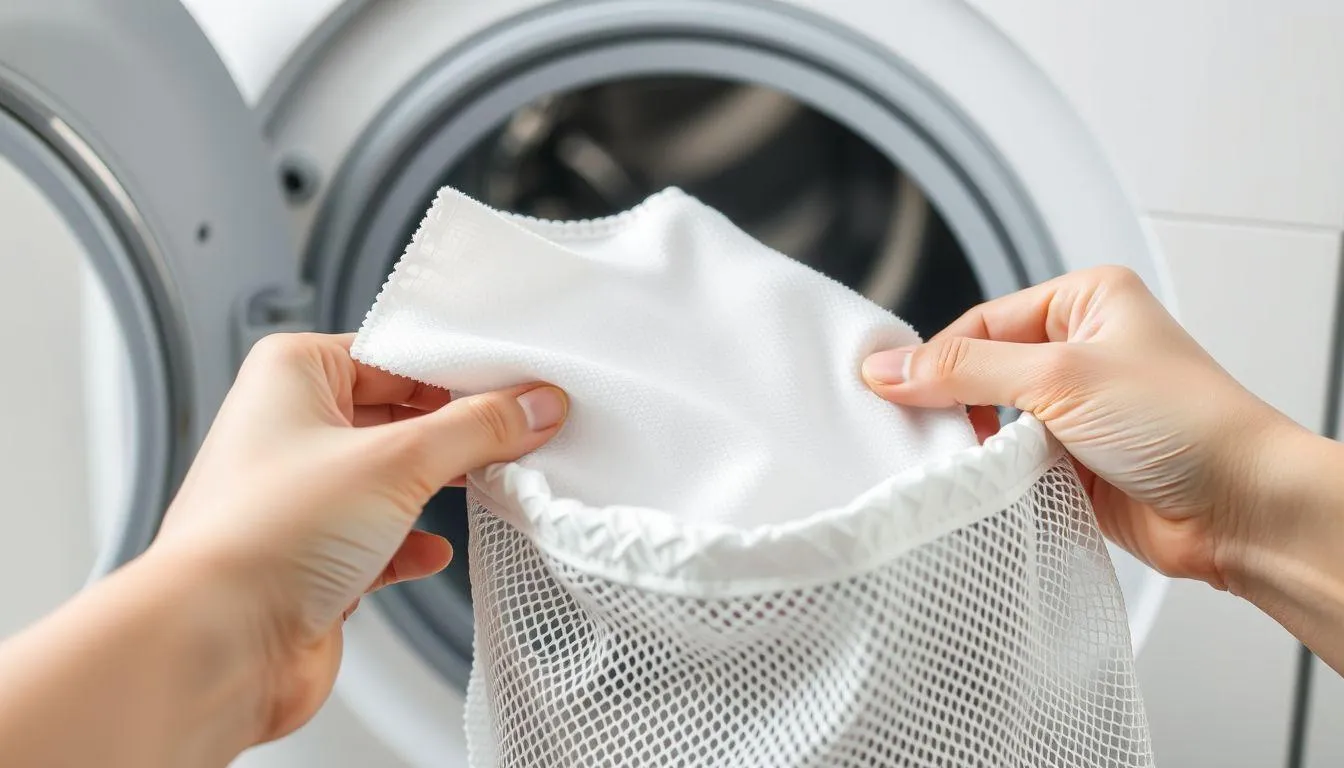 Cara Mencuci Lap Kacamata dengan Mesin Cuci (c) Ilustrasi AI