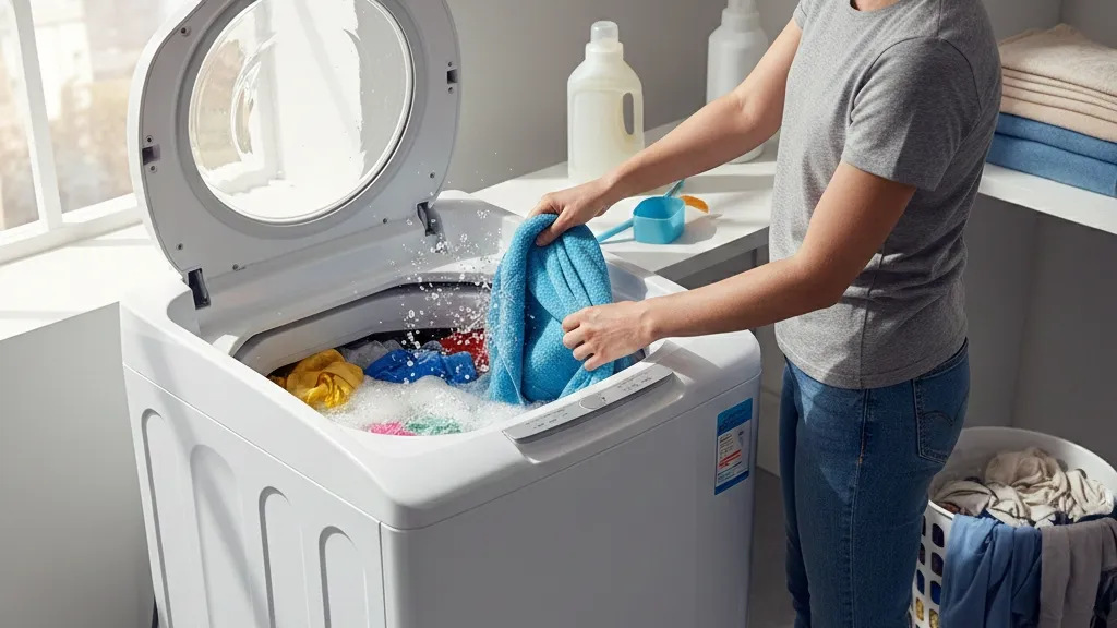 Cara Mencuci Menggunakan Mesin Cuci 1 Tabung (c) Ilustrasi AI