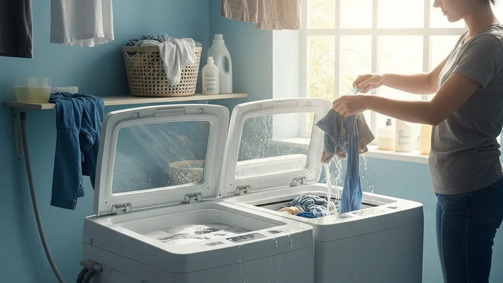 Tips Mencuci yang Efektif dan Efisien (c) Ilustrasi AI