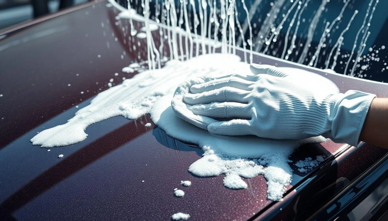 Langkah-Langkah Mencuci Mobil yang Benar (c) Ilustrasi AI