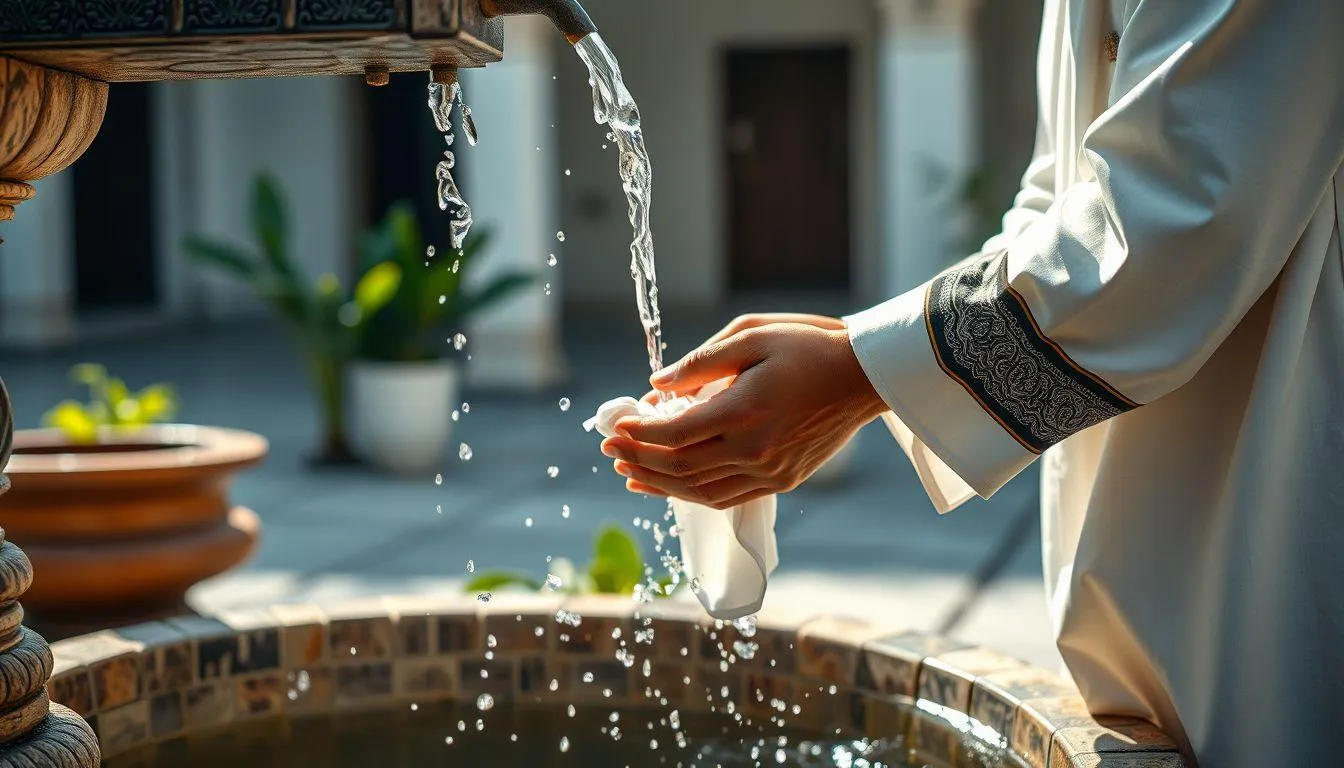 Hukum dan Ketentuan Khusus dalam Membersihkan Najis (c) Ilustrasi AI