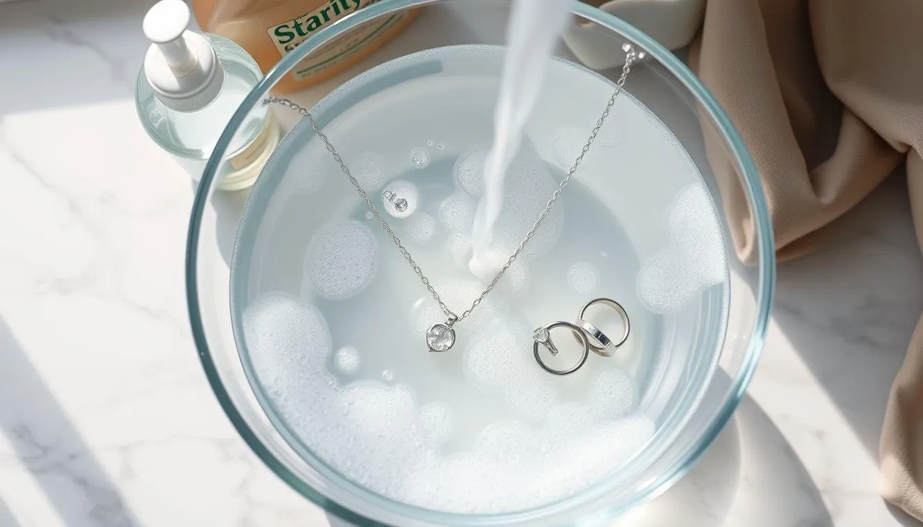 Cara Mencuci Perak yang Menghitam dengan Sabun Cuci Piring (c) Ilustrasi AI