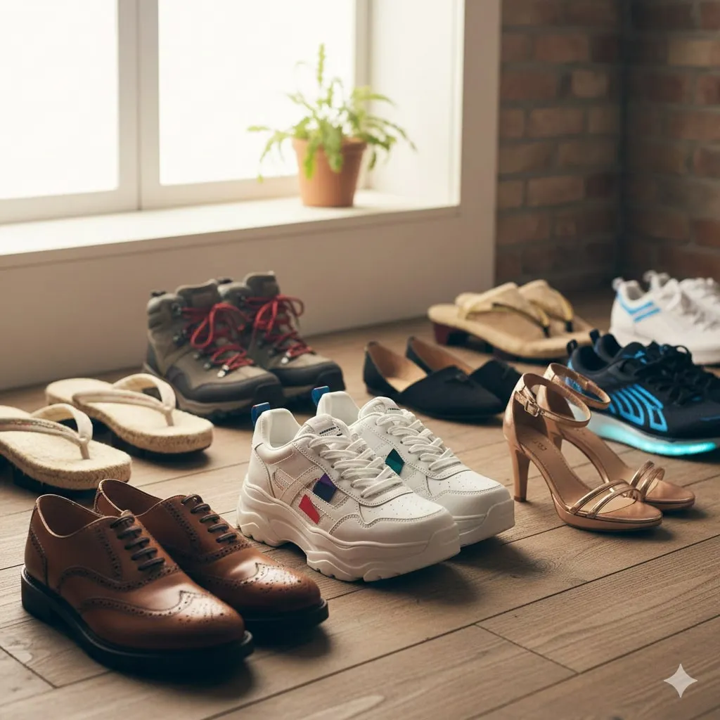 Persiapan Sebelum Mencuci Sepatu (c) Ilustrasi AI