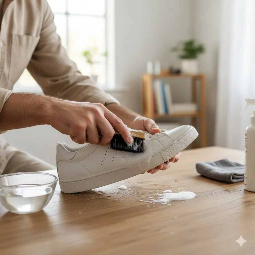 Tips Perawatan Rutin Agar Sepatu Tetap Awet (c) Ilustrasi AI