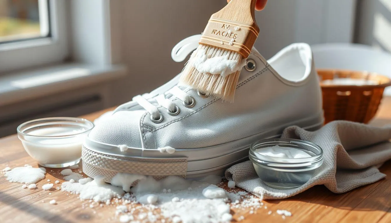 Bahan Pembersih yang Aman untuk Sepatu Putih (c) Ilustrasi AI