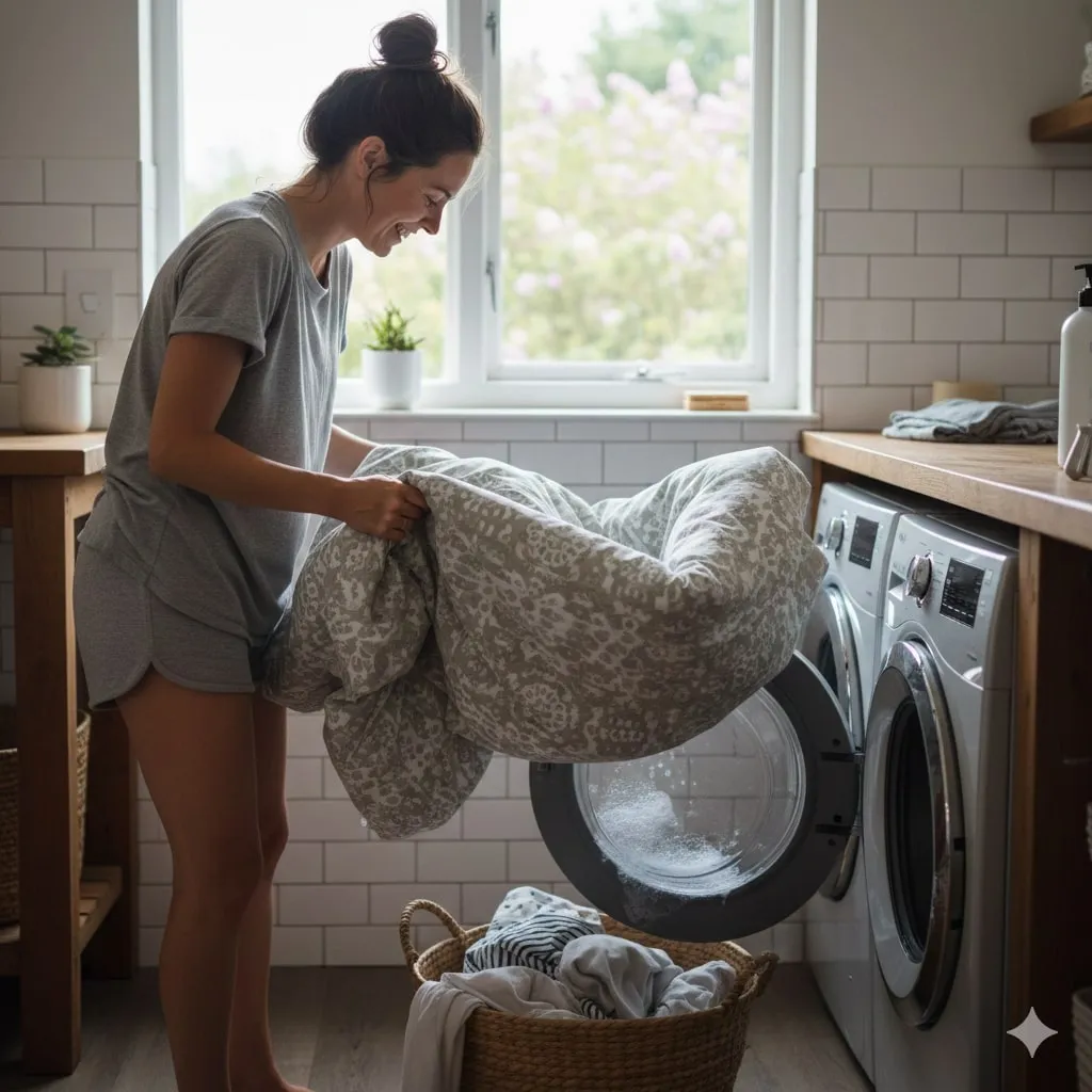 Tips Menghilangkan Noda Membandel pada Sprei dengan Baking Soda (c) Ilustrasi AI