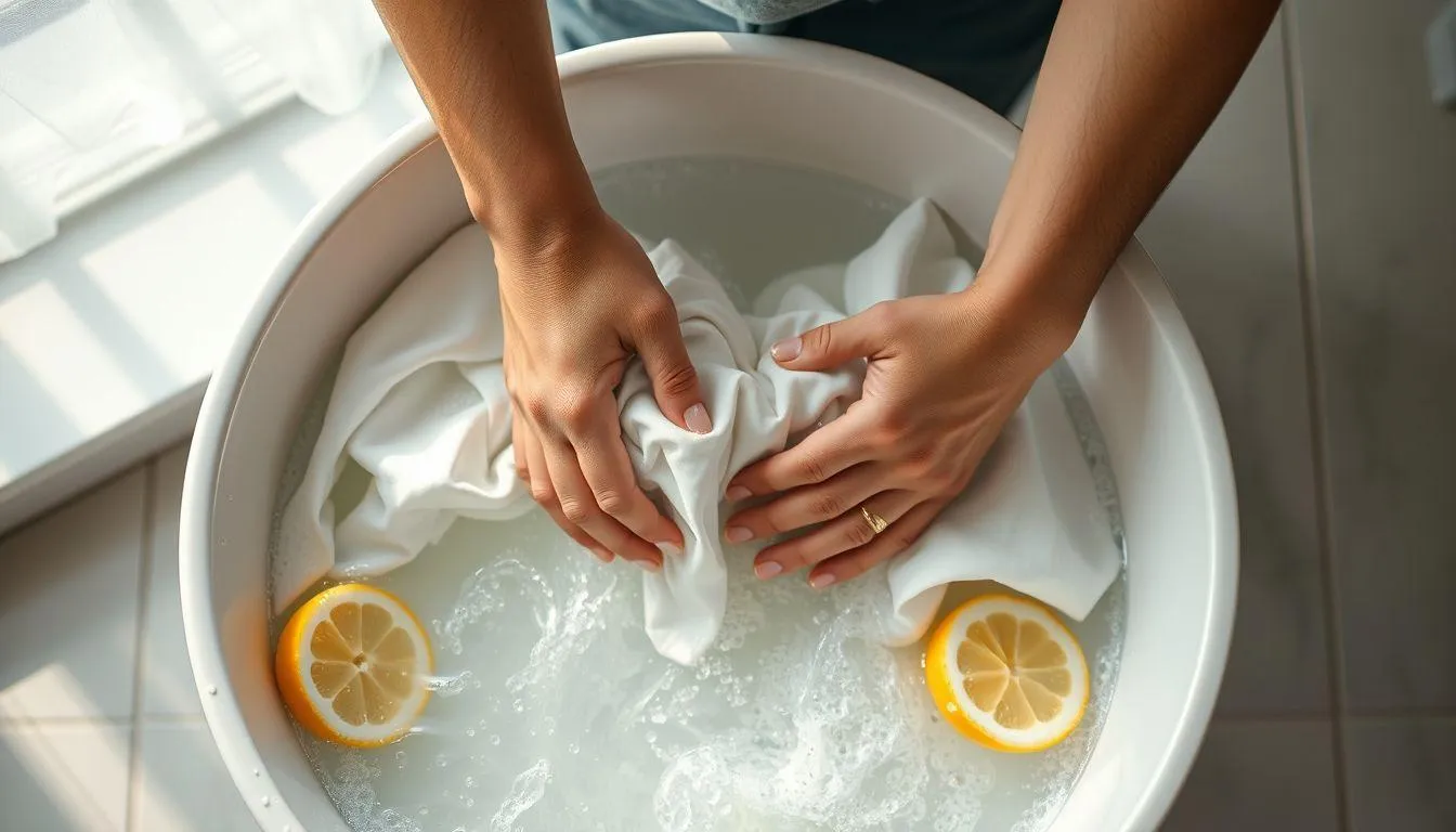 Langkah-Langkah Cara Mencuci Sprei dengan Sitrun (c) Ilustrasi AI