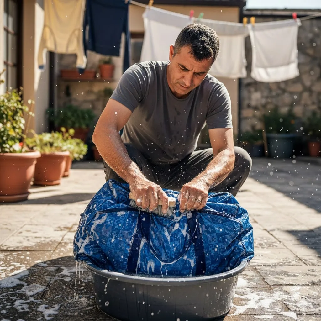 Kesalahan Umum yang Harus Dihindari Saat Mencuci Tas Nylon (c) Ilustrasi AI