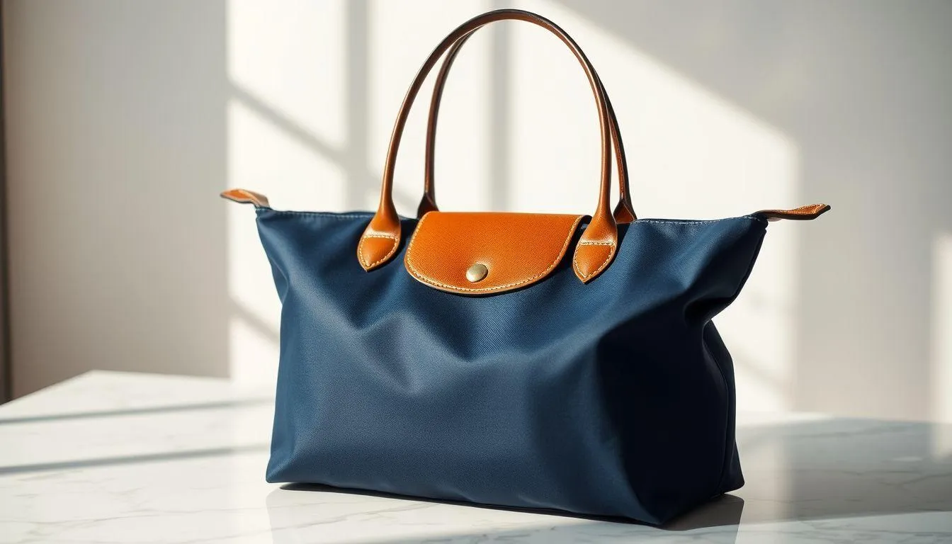 Mengenal Bahan Tas Longchamp Sebelum Mencuci (c) Ilustrasi AI