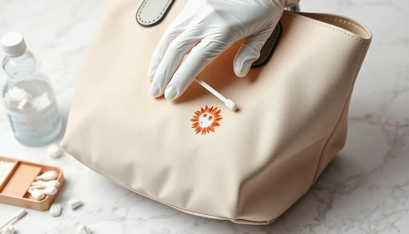 Tips Menghilangkan Noda Membandel pada Tas Longchamp (c) Ilustrasi AI