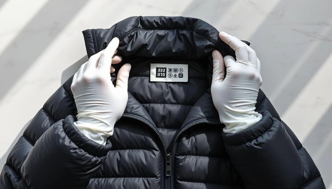Persiapan Sebelum Mencuci Jaket Down (c) Ilustrasi AI