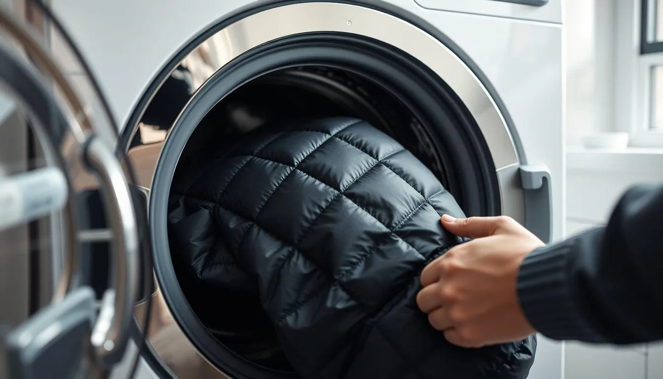 Cara Mencuci Uniqlo Ultra Light Down dengan Mesin Cuci (c) Ilustrasi AI