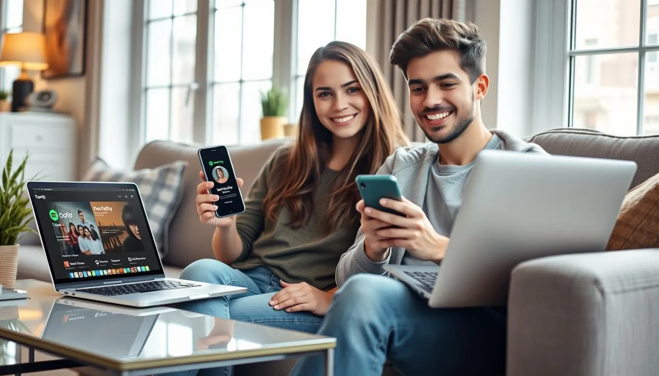 Cara Mendapatkan Free Trial Spotify Premium (c) Ilustrasi AI