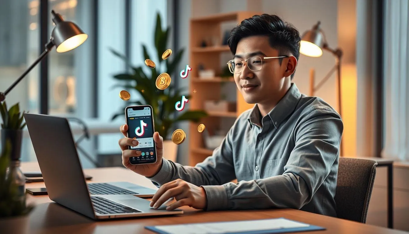 Cara Mengoptimalkan Penghasilan dari TikTok Rewards (c) Ilustrasi AI