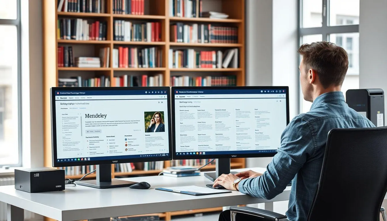 Tutorial Menambahkan Referensi ke Mendeley (c) Ilustrasi AI