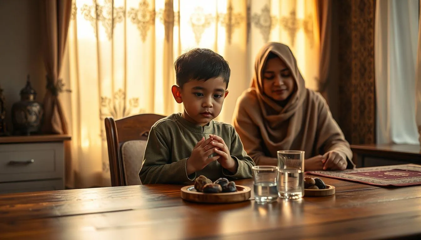 Manfaat Mengajarkan Anak Berpuasa Sejak Dini (c) Ilustrasi AI