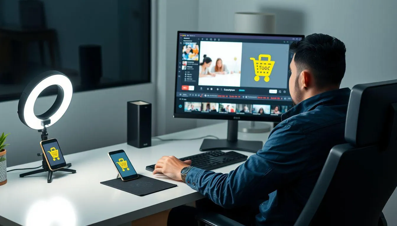 Proses Upload Video dengan Keranjang Kuning (c) Ilustrasi AI