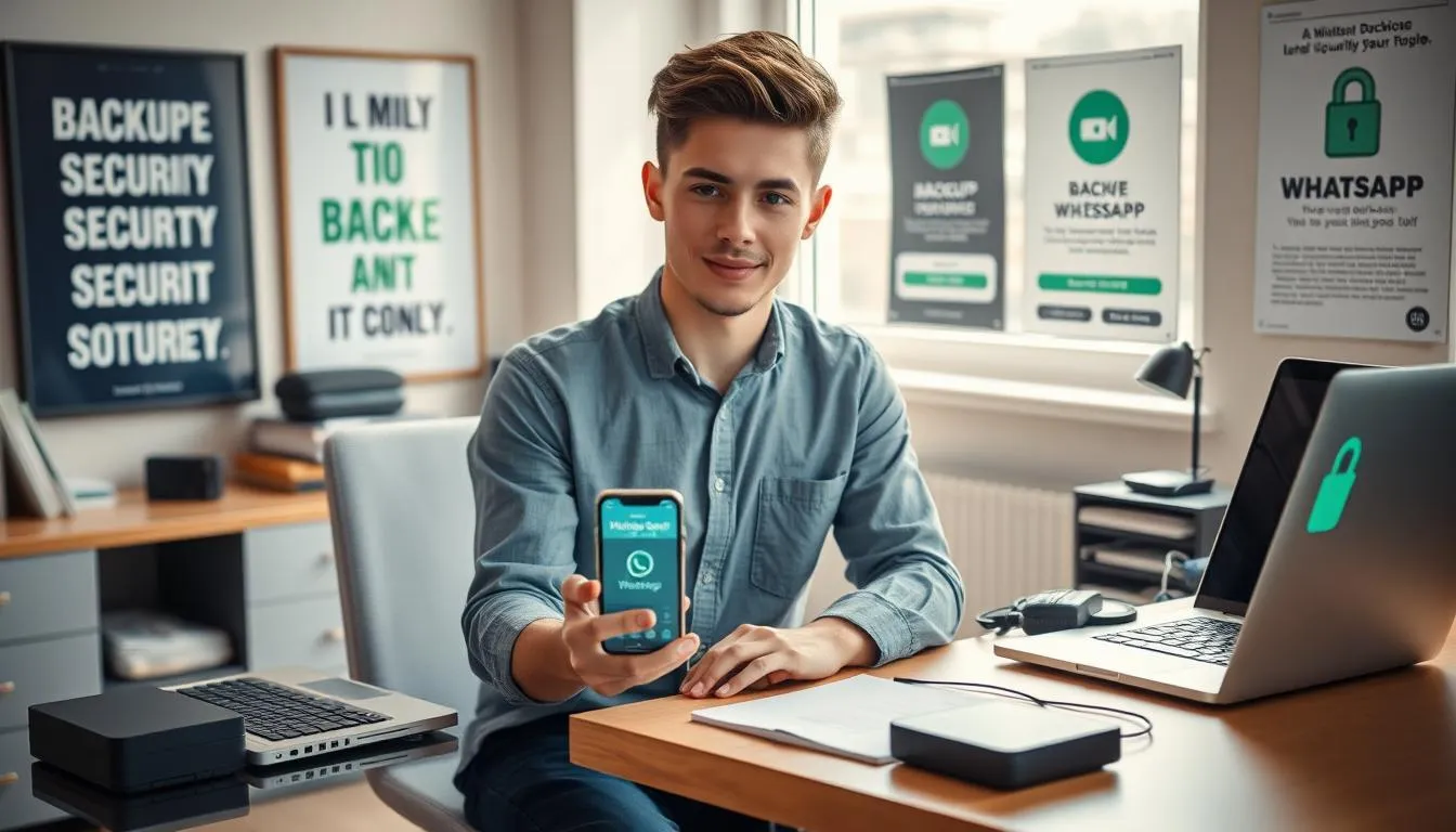 Mengamankan Backup Chat