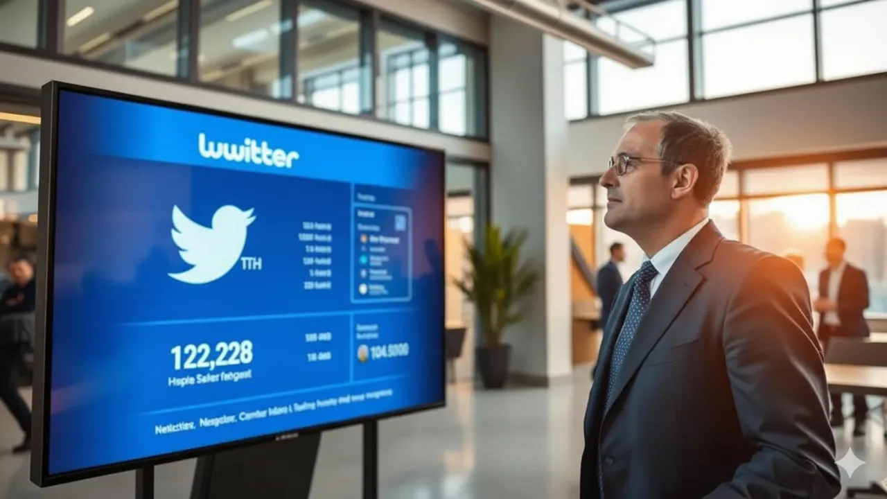 Masa Depan Kebijakan Pembatasan Twitter (c) Ilustrasi AI