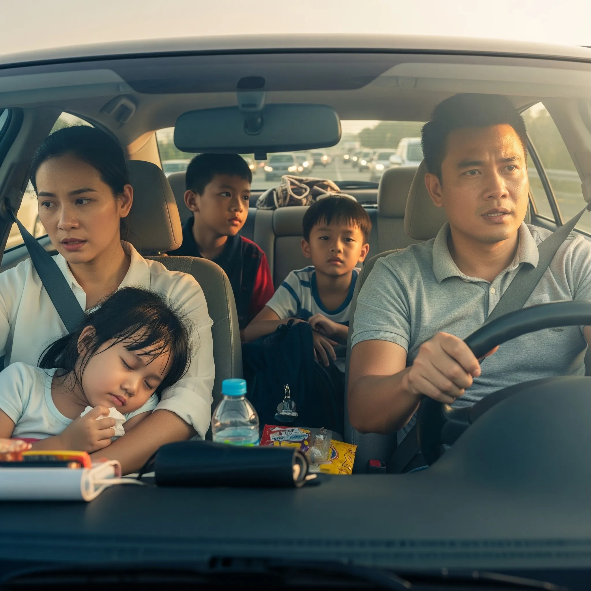 Perhatikan Posisi Duduk Terbaik di Berbagai Kendaraan (credit: image by AI)
