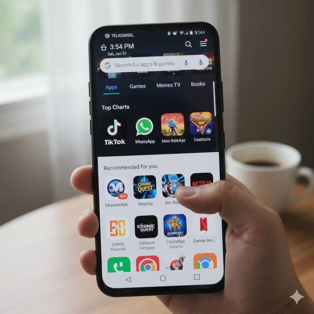 Optimalisasi Kinerja Aplikasi TikTok (c) Ilustrasi AI