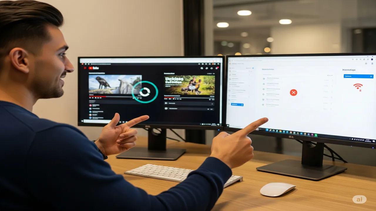 Periksa dan Tingkatkan Koneksi Internet (c) Ilustrasi AI