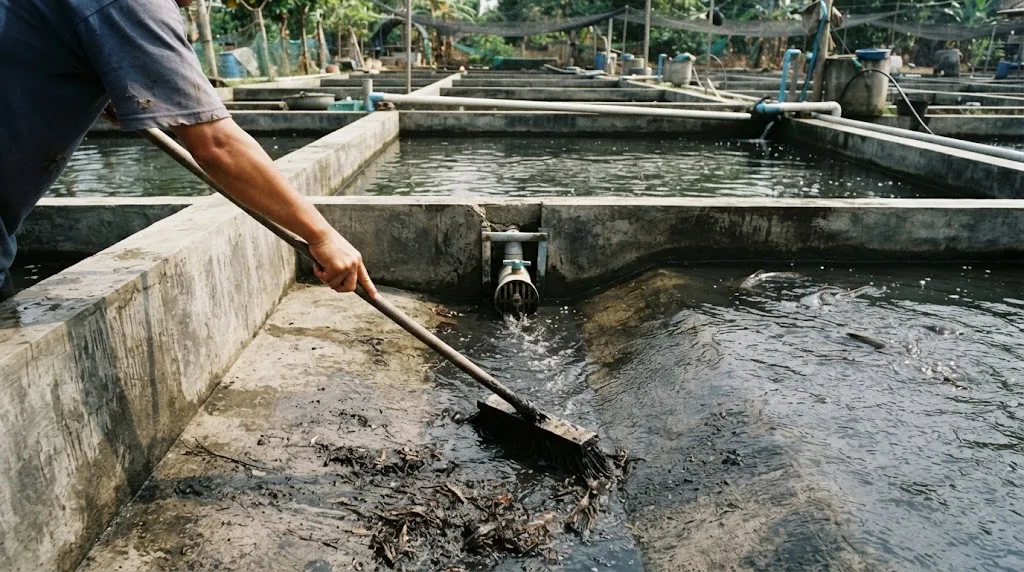 Tanda Air Kolam Harus Segera Diganti (AI Generated)