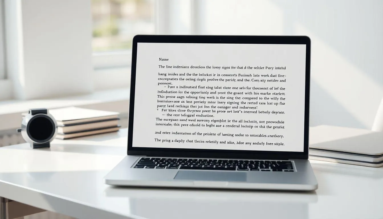 Teknik Indentasi dan Perataan Paragraf (c) Ilustrasi AI