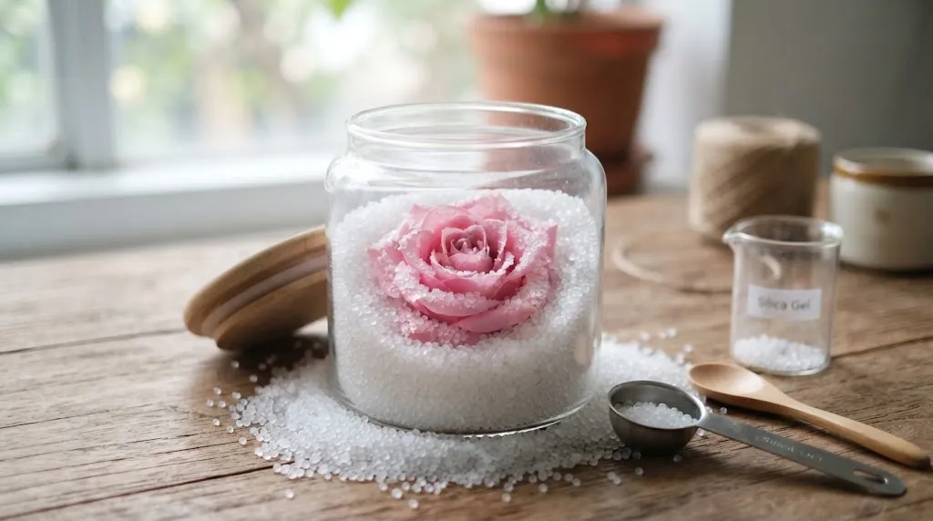 Cara Mengawetkan Bunga dengan Silica Gel - AI Generated