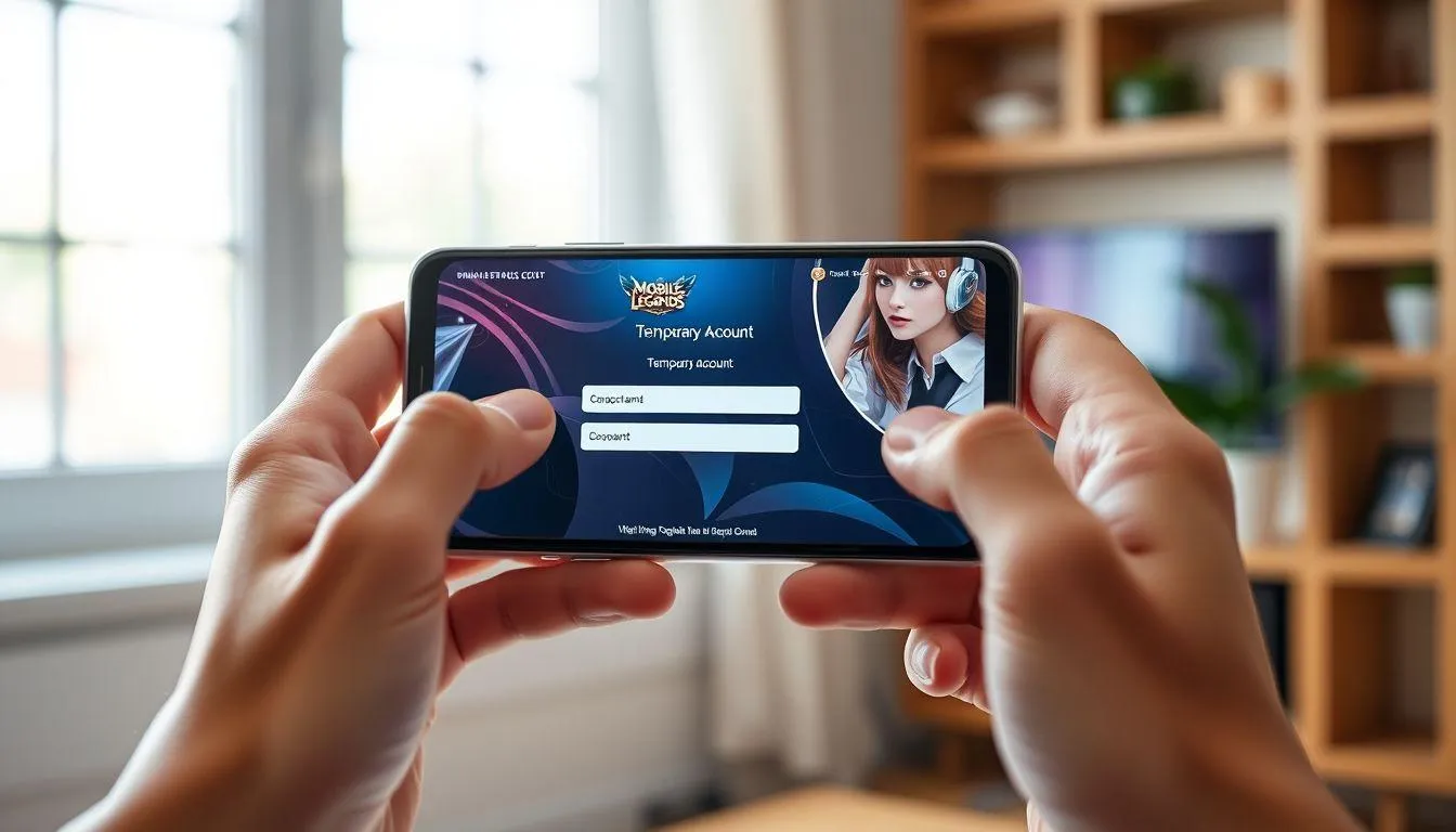 Cara Mengembalikan Akun Mobile Legend Melalui Temporary Account (credit:Image by AI)