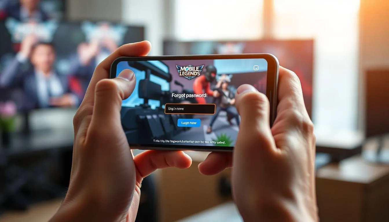 Cara Mengembalikan Akun Mobile Legend Melalui Reset Password (credit:Image by AI)