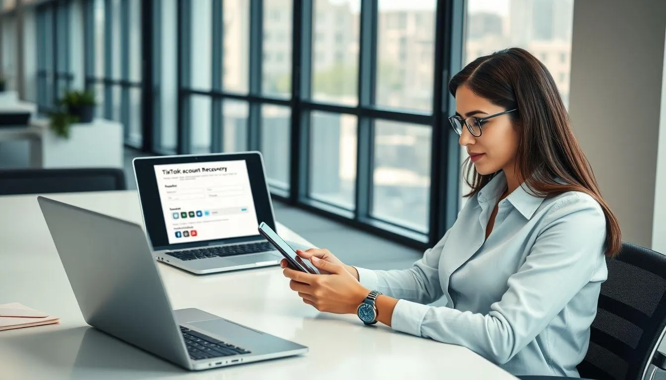 Menggunakan Feedback Form TikTok untuk Pemulihan Akun (c) Ilustrasi AI