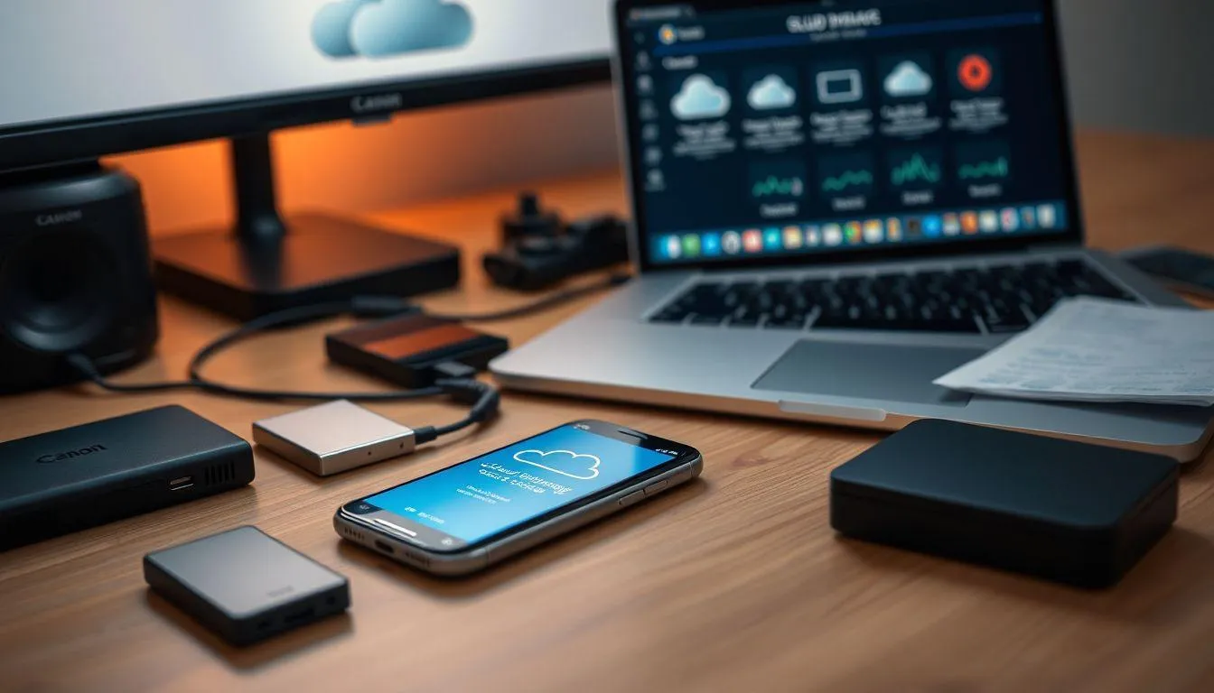 Pemanfaatan Cloud Storage dan Backup (c) Ilustrasi AI